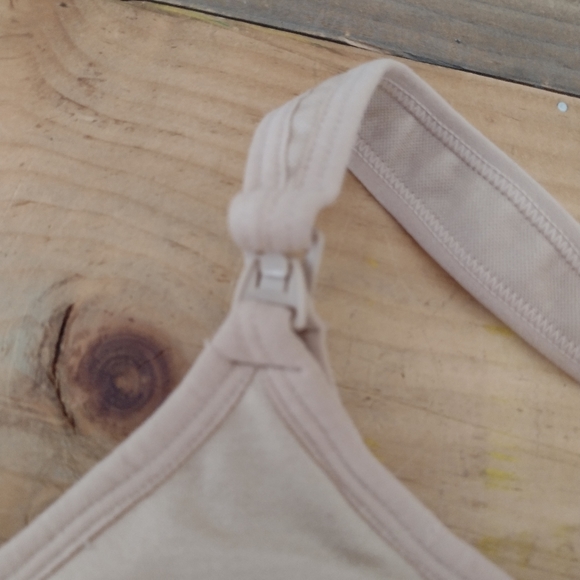 Auden Tan Wire Free Nursing Pumping Bra Size S - Picture 7 of 12